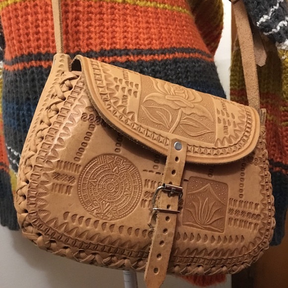 mexican leather crossbody bags